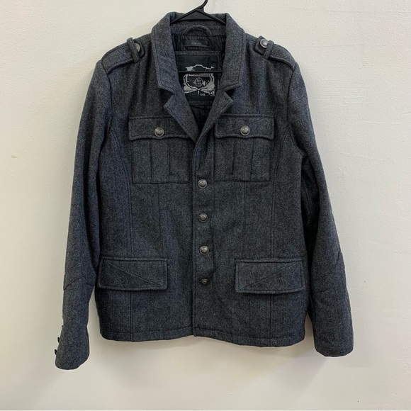 Buckle Other - Buckle black label On The Run Coat BKE M slim fit military length 29 chest 20